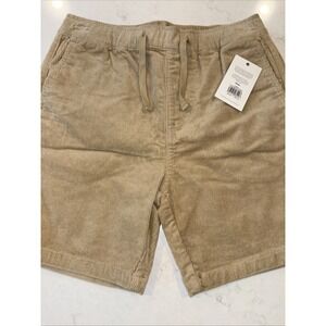 Katin Shorts Kids Medium Tan Corduroy‎ Elastic Drawstring Pockets Casual M 10 12